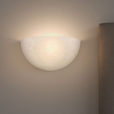 Brody 1-Light Half Moon 5" Tall Wall Sconce