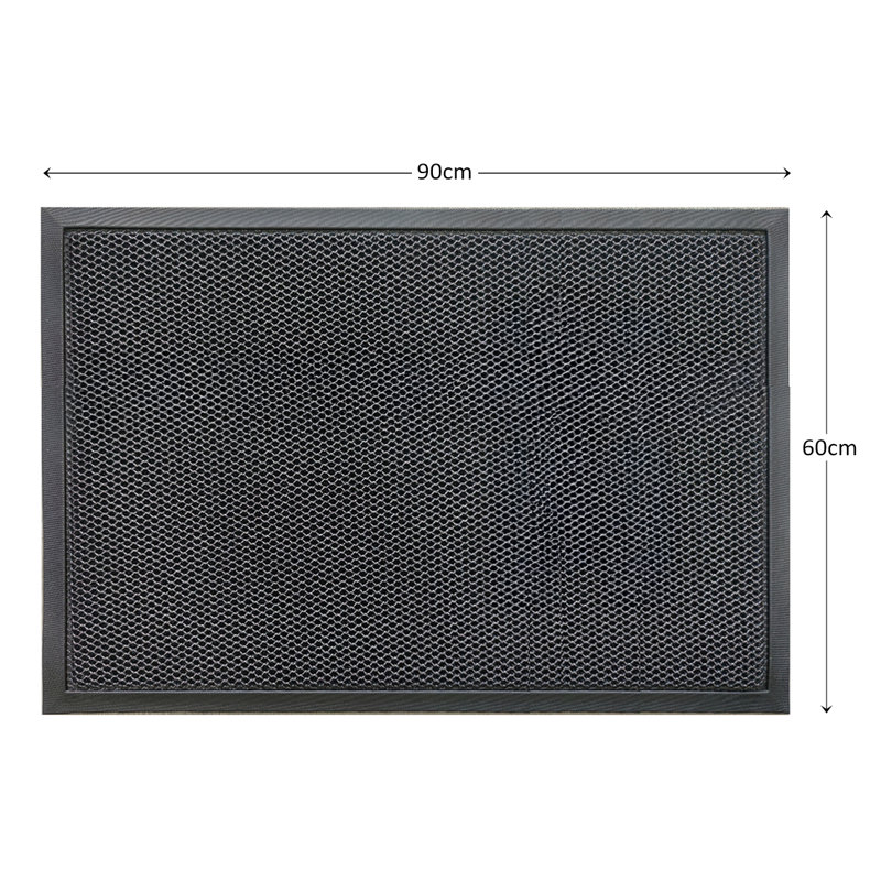 Meshmat Entrance Doormat - Dark Grey, 60cm W x 90cm L