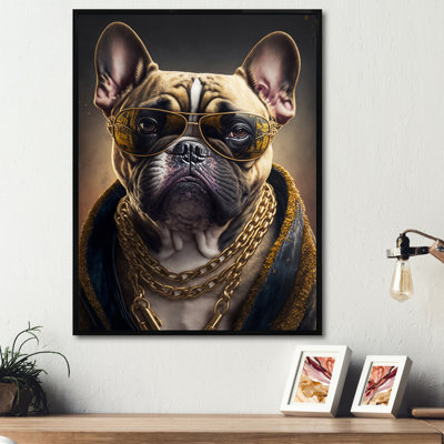 «Frenchie Gangster in NYC III», impression sur toile