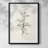 Vintage Sketch XC - Antique Sketch Study, Matted and Framed Under Acrylic Glass, Entryway and Hallway Wall Art