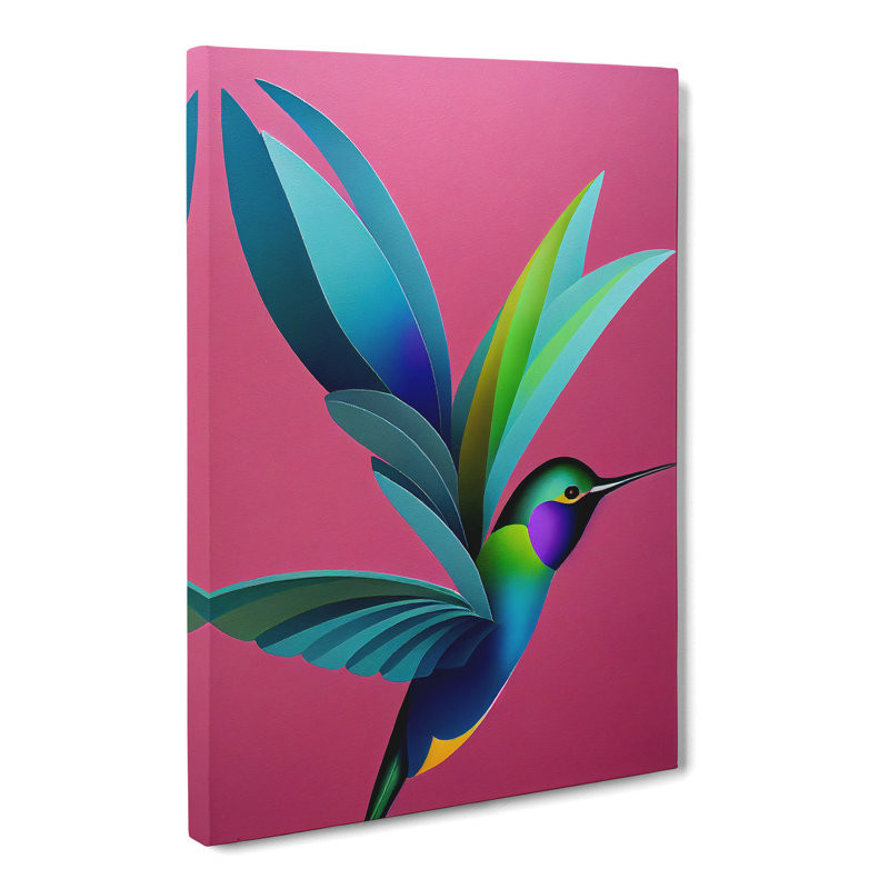 Hirsh Hummingbird Modern Vol.2 - Wrapped Canvas Print, 60cm H x 40cm W x 3cm D