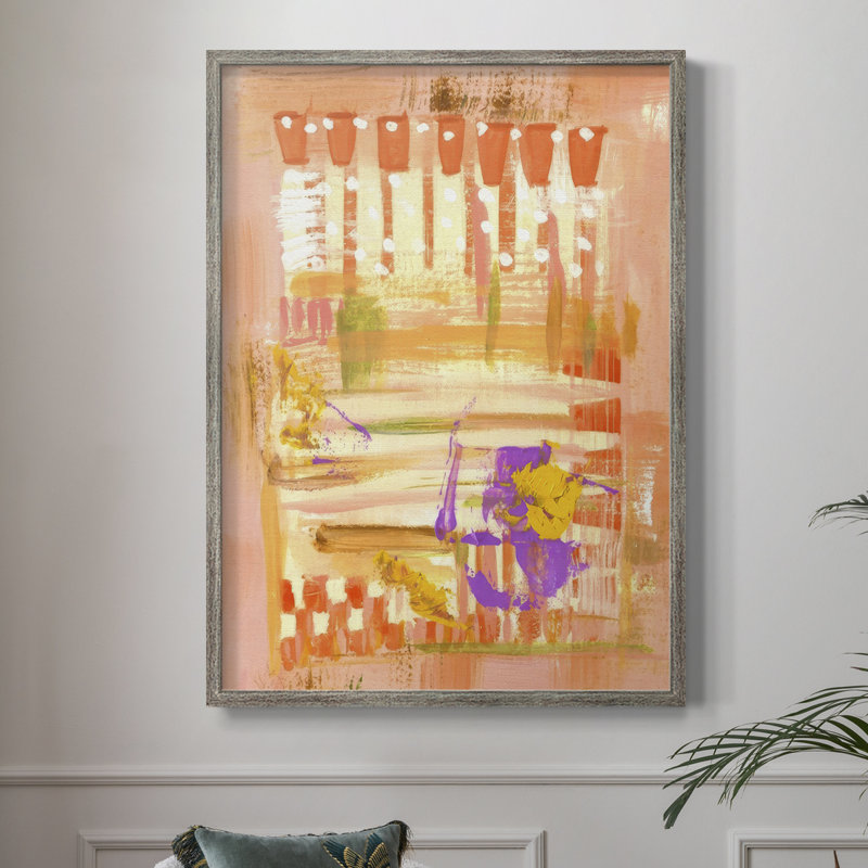 «Live In The Sunshine I», reproduction encadrée - bois massif, H 11 po x l 9 po