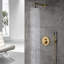 Pressure-Balanced Complete Shower System with 10-Inch Rain Shower Head, Handheld, Rough-in Valve-60135002