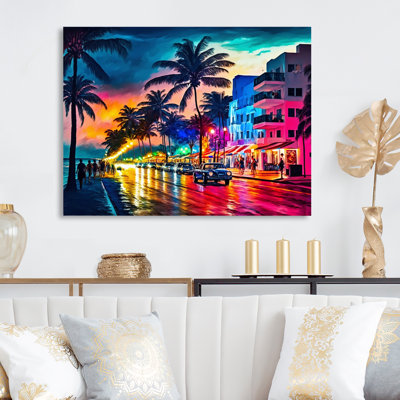 «Miami Beach Holidays 3 Architecture», impressions sur toile Miami