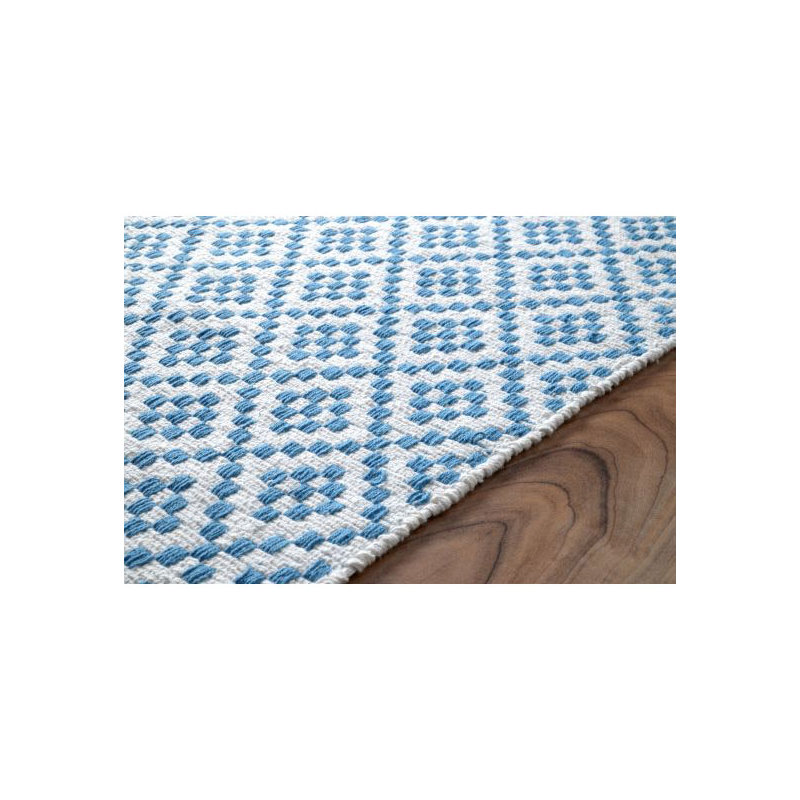 Tapis turquoise Bivouac, 8 pi x 10 pi