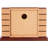 6.5'' H Solid Wood Floor Clock