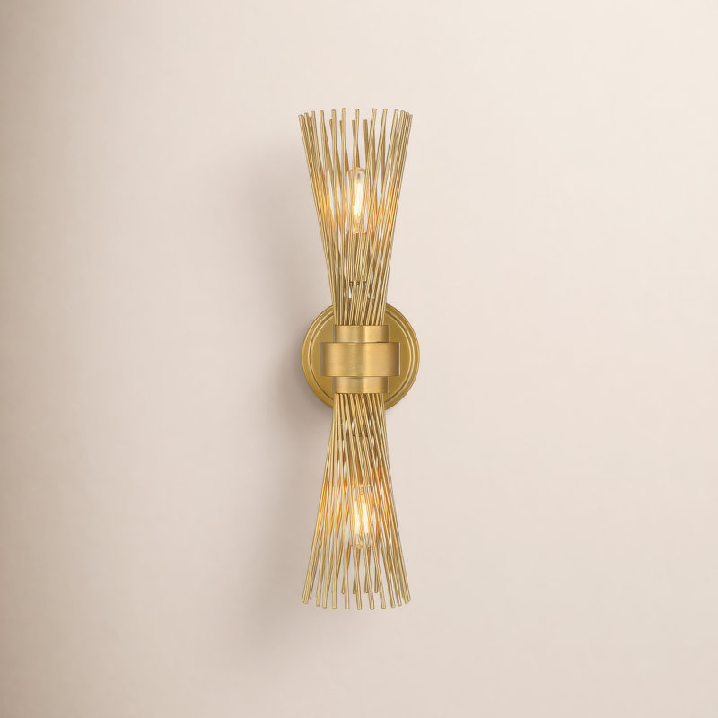 Iago Metal Wallchiere in Brass, Brass