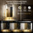 48"W Smart LED Medicine Cabinet Mirror with Lights, Anti-Fog , Night Lamp, Adjustable 5X Magnifying, USB Power Outlet and Clock-350910413-350910410