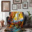 Couverture en sherpa de qualité supérieure 1 pièce Mosaic Autumn Design-101217569
