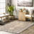 Kesia SpinClean Vintage Bordered Machine Washable Area Rug-471524409
