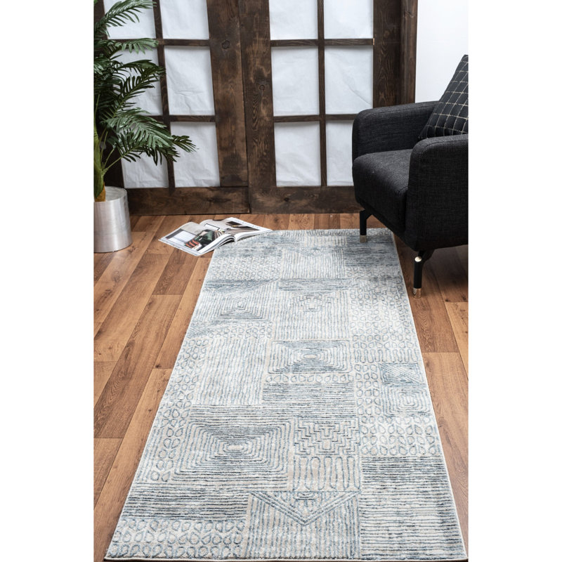 Area Rug For A Stylish Bathroom - Elegance Gccnc6009 Blue, 5.25' X 7.25', 100% , Stain , With Water- Feature Luxurious Feel Pile