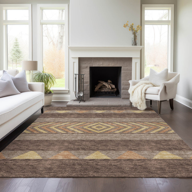 Tapis Chayden avec envers antidérapant, Rectangle 5 pi x 7 pi 6 po