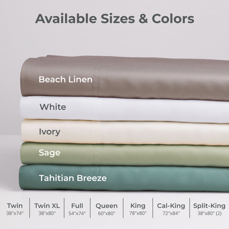 Rayon Twill Sheet Set, Full/Double Sheet Set +1Fitted Sheet +1Pillowcases, White