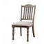Chaises d'appoint de style transitionnel 2 pièces
