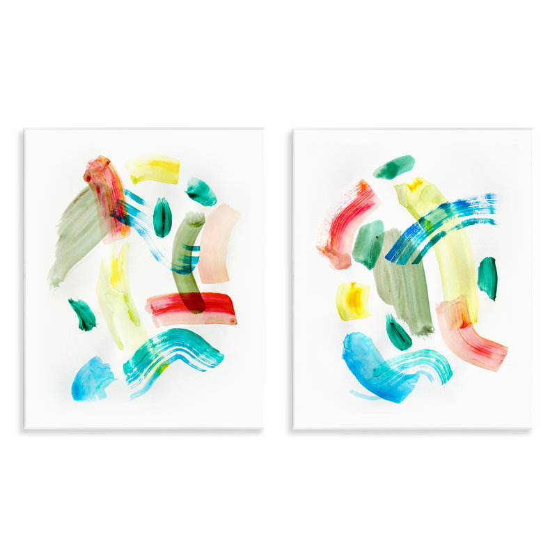 Plaque murale Macarana aux teintes abstraites, design par Gemma Bardot