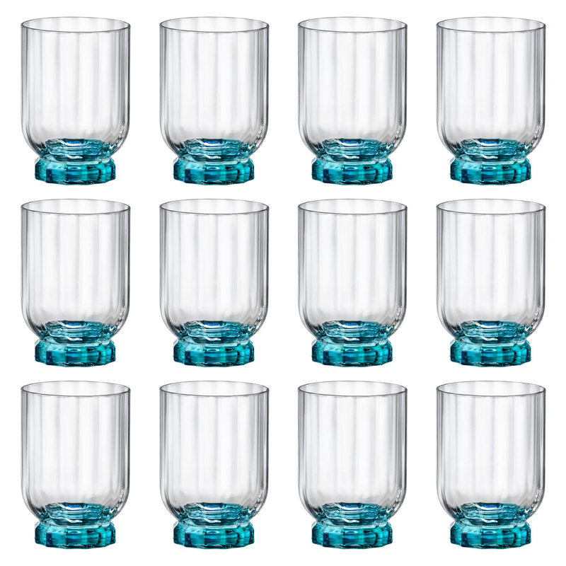 Florian Double Whisky Glasses, 300 oz.