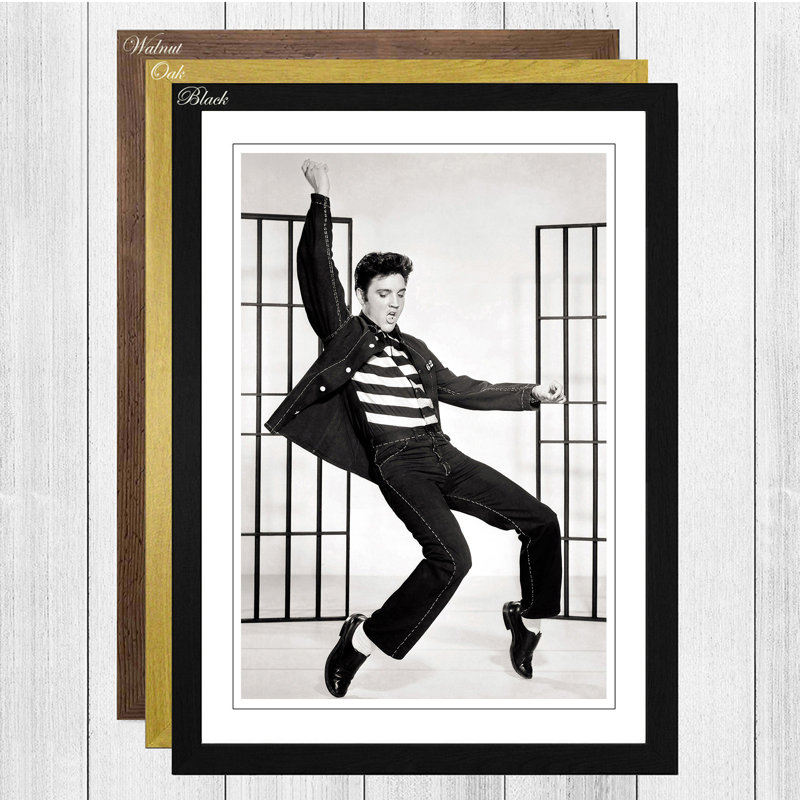 Single Picture Frame Print, Black