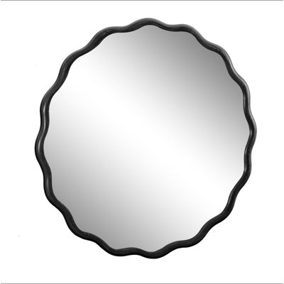 Miroir de meuble-lavabo en bois massif avec miroir en bois massif pour salle de bain, chambre à coucher, salon, salle à manger, vestiaire