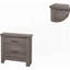 Table de chevet en bois naturel
