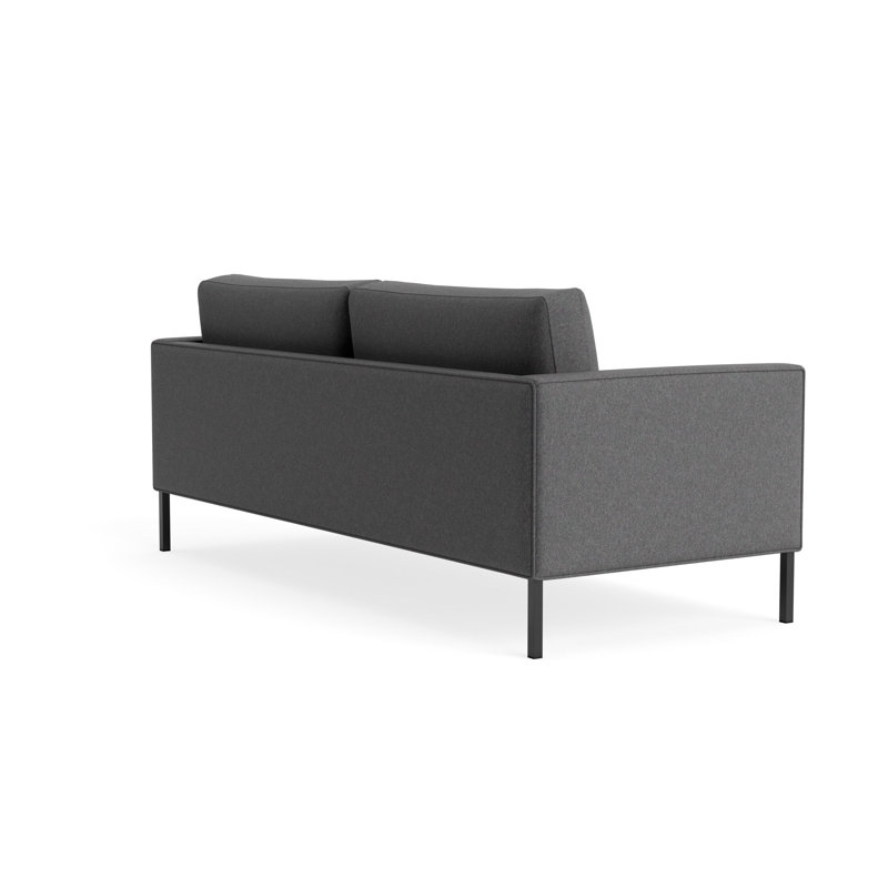 MTO - Paramount Sofa Metal Legs, 32" H x 80" W x 34" D, Gabro Gray