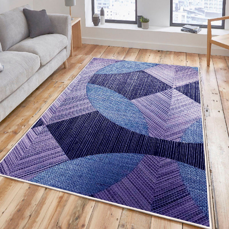 Warenne Luxurious Cotton Area Rug (3.3 x 4.9 ft), Cream, Grey & Black | 100% Cotton, 1200 g/m² | Pile Height: 0.4 in, Non-Slip PVC Underside, Machine Washable, Antibacterial | Perfect for Living Room & Bedroom Decor