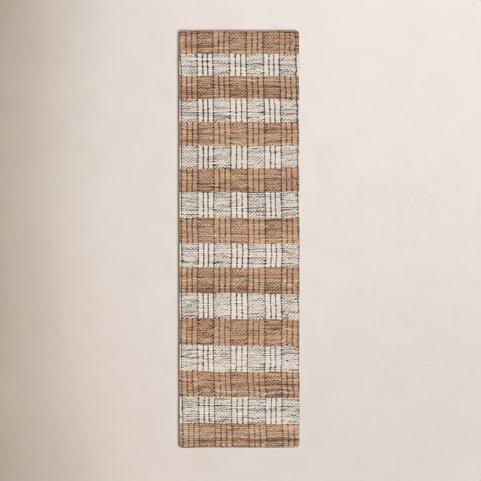 Hand-Woven Striped Performance Rug, 2'-3" X 8'-0" Runner