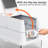Stainless Steel Cat Litter Box, Flip-Top Enclosed Design, High Sides for Odor & Splash Control, Non-Stick Easy to Clean, with Scoop-231544571