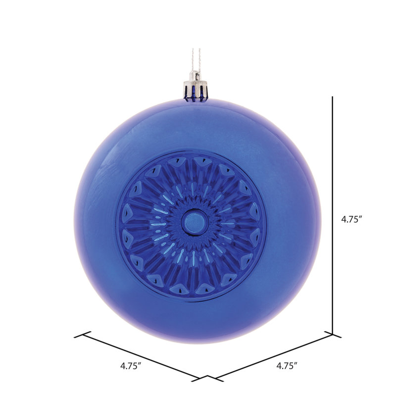 Ornement boule brillante étoile brillante, Bleu foncé