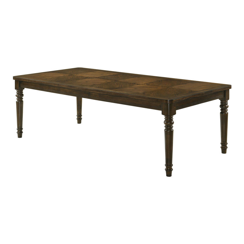 Rectangular 87-inch Wood Dining Table Chestnut