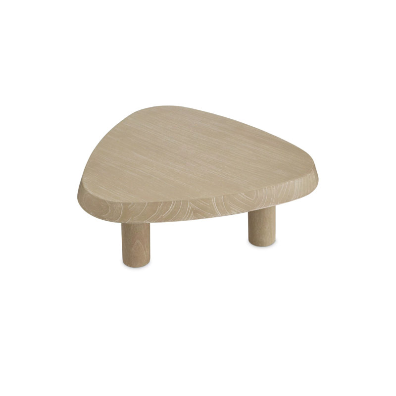 Briel Solid Wood Coffee Table, Brown, 13.78" H x 29" L x 23" W