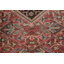Tapis unique en laine noué à la main style Mahal des années 1910 de 4 pi 2 po x 6 pi 6 po rouge Cailem