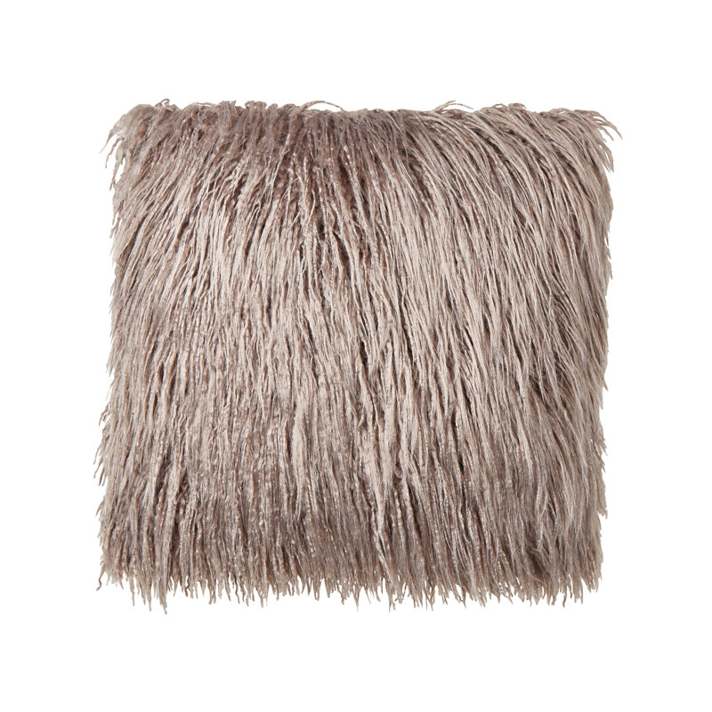 Geneve Square Throw Cushion, Beige