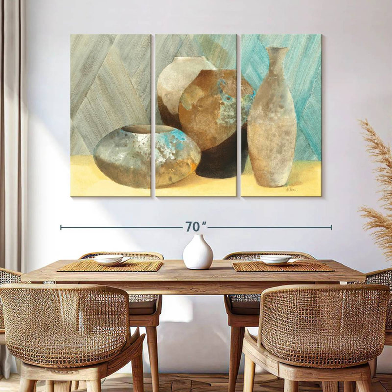 Senne Raku Study, 42" H x 65" W