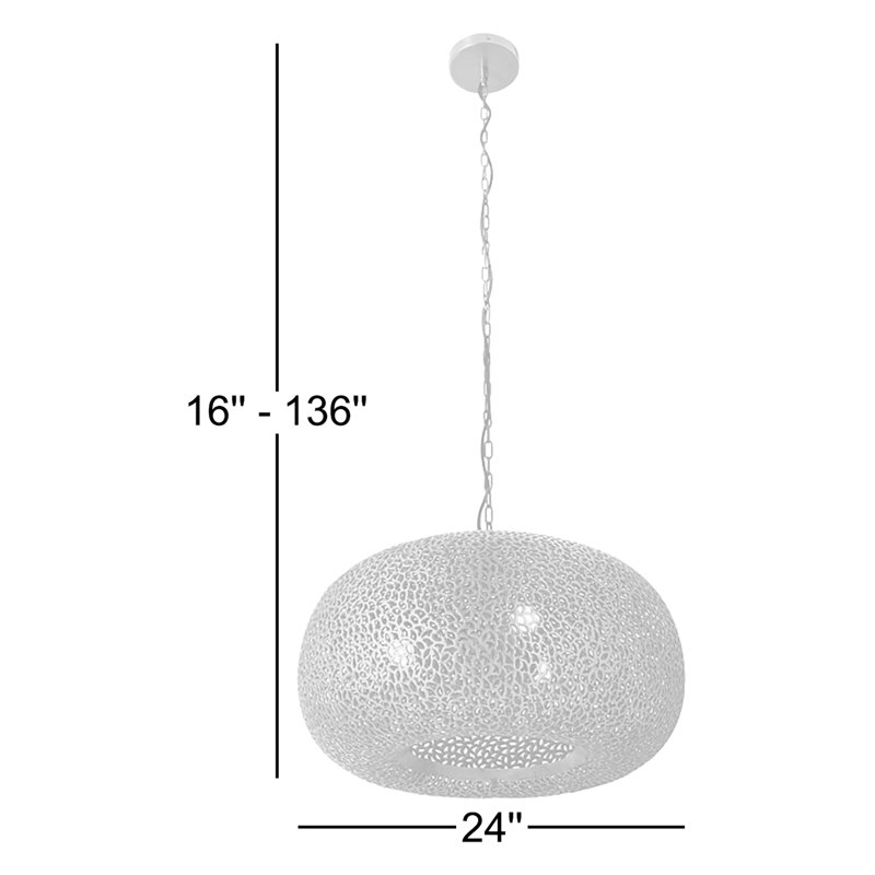 Luminaire suspendu 3 lumières Metropolitan Moradabad