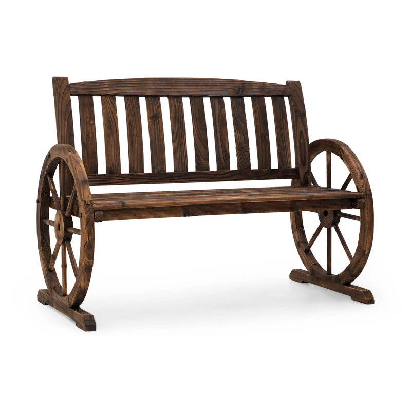 Solid Wood Fir Outdoor Bench