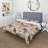 Blooming Scandinavian Bird Elegance I Floral Duvet Cover-390334854