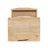 2-Drawer Solid Wood Nightstand with Cane Fronts-1563262682