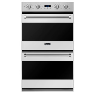 Viking 7 Series 30 9.4 Cu. Ft. Electric Double French Door Wall Oven with  True European Convection & Self Clean - Stainless Steel