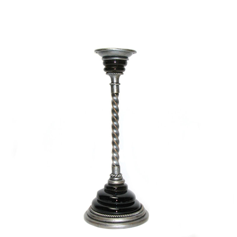 Tzarnia Candlestick, 15.5" H x 5" W x 5" D