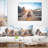 Cargo Train Platform with Container - Landscape Printed Pillow