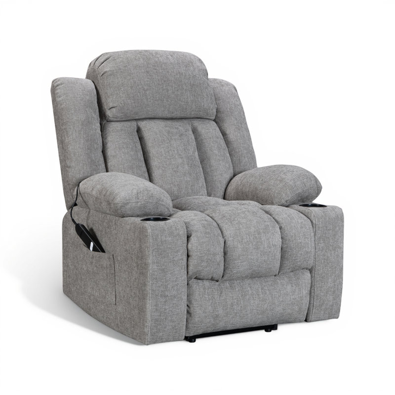 Taylin 94cm Wide Chenille Lift Assist Standard Recliner