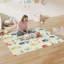 AIYAPLAY Baby Play Mat Foldable 177 x 146 x 1.5cm Dinosaur Theme