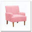 Chaise d'appoint moderne en velours côtelé-682023672