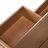 Rustic 23.5'' Rectangular Console Table – Durable Solid Wood with 3 Drawers and Turned Legs Storage-1837483073