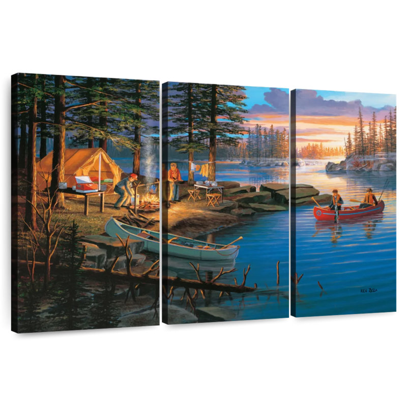 Senne Boundary Waters, 28" H x 45" W
