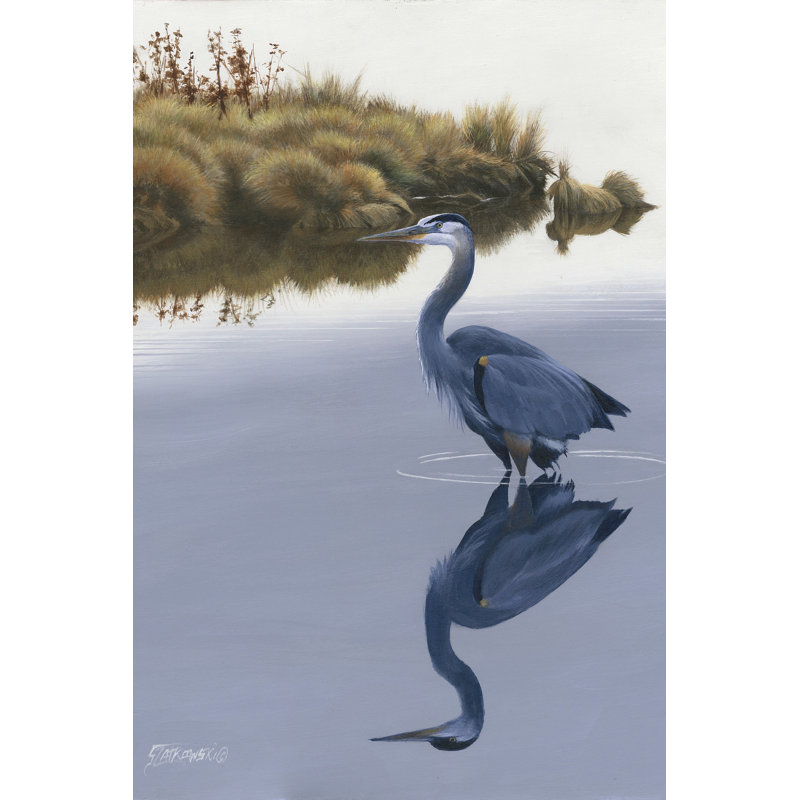 Blackwater Reflections II - Print on Canvas, 46 cm H x 30 cm W, Wrapped Canvas