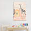 Girafe au Maroc, art encadré-49840533-49840522