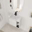 Ensemble de meuble-lavabo simple 24 po avec plateau en céramique Wystan-723046974-723046975