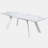 Extendable Metal Base Dining Table