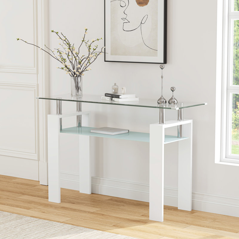 Console de 47,24 po Myrasol, Blanc
